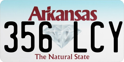 AR license plate 356LCY