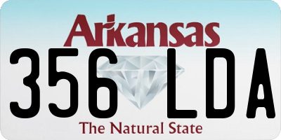 AR license plate 356LDA