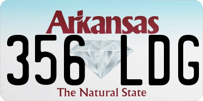 AR license plate 356LDG