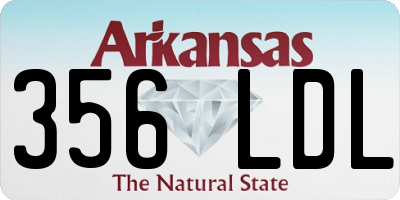 AR license plate 356LDL