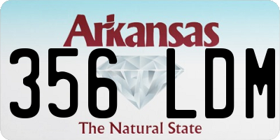 AR license plate 356LDM