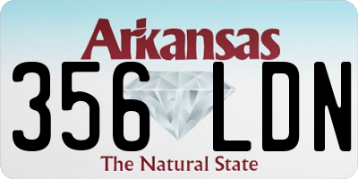 AR license plate 356LDN