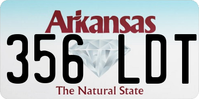 AR license plate 356LDT