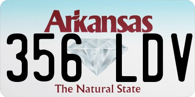 AR license plate 356LDV