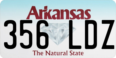 AR license plate 356LDZ