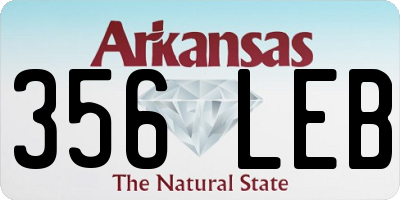 AR license plate 356LEB