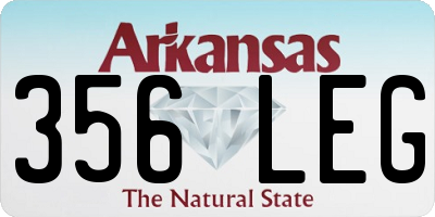 AR license plate 356LEG