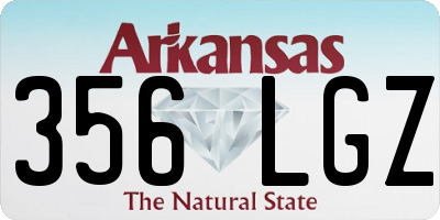 AR license plate 356LGZ