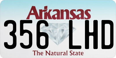 AR license plate 356LHD