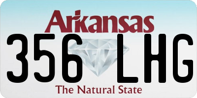 AR license plate 356LHG