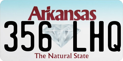 AR license plate 356LHQ