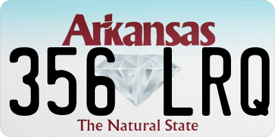 AR license plate 356LRQ