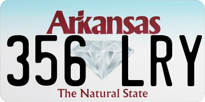 AR license plate 356LRY