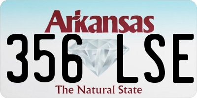 AR license plate 356LSE