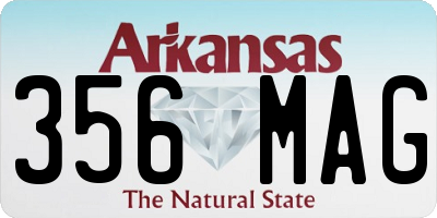 AR license plate 356MAG