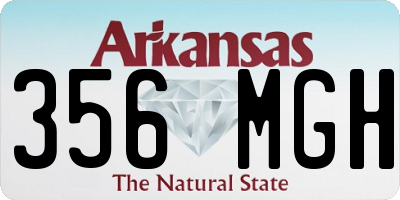 AR license plate 356MGH