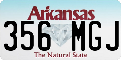 AR license plate 356MGJ