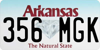 AR license plate 356MGK