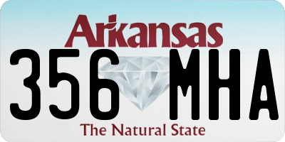 AR license plate 356MHA