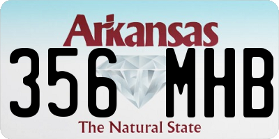 AR license plate 356MHB