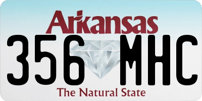 AR license plate 356MHC