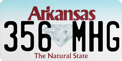 AR license plate 356MHG