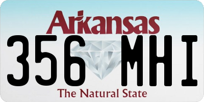 AR license plate 356MHI