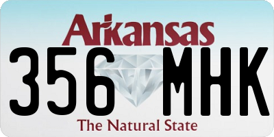 AR license plate 356MHK