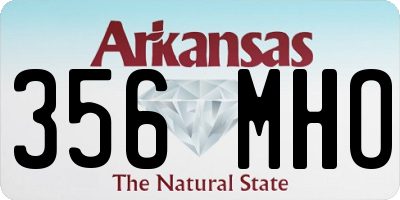 AR license plate 356MHO