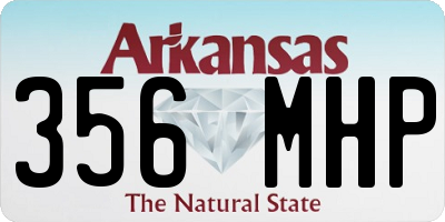 AR license plate 356MHP