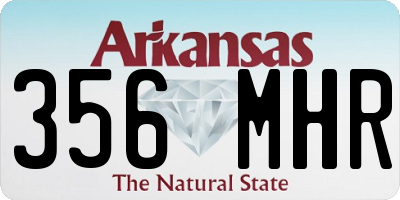AR license plate 356MHR