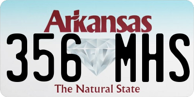 AR license plate 356MHS