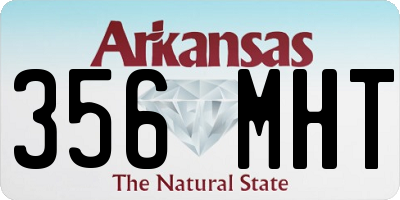 AR license plate 356MHT