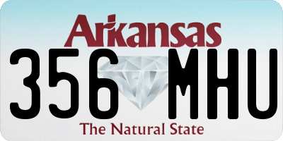 AR license plate 356MHU