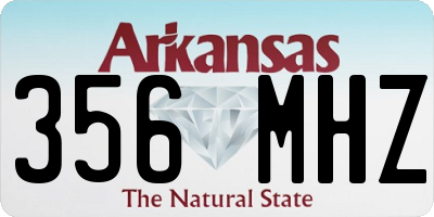 AR license plate 356MHZ