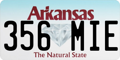 AR license plate 356MIE