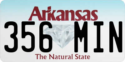 AR license plate 356MIN
