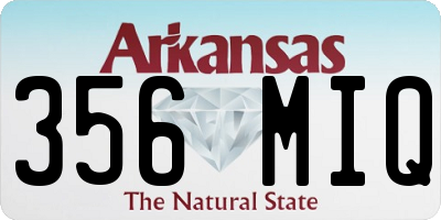 AR license plate 356MIQ