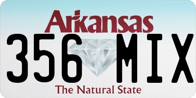 AR license plate 356MIX