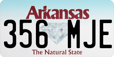 AR license plate 356MJE