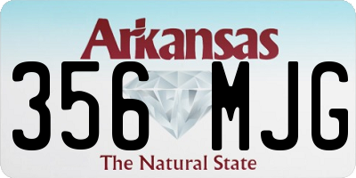 AR license plate 356MJG