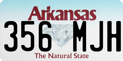 AR license plate 356MJH