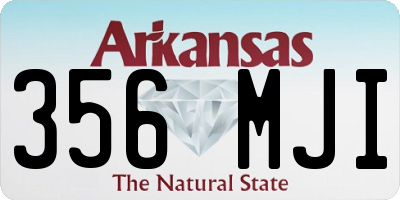 AR license plate 356MJI