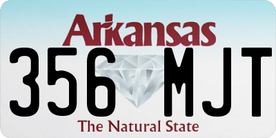 AR license plate 356MJT