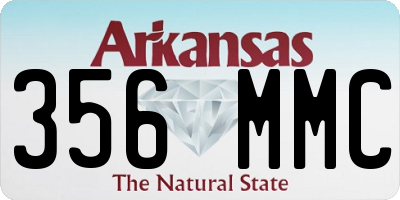 AR license plate 356MMC