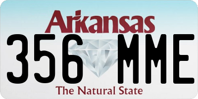 AR license plate 356MME