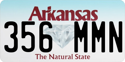 AR license plate 356MMN