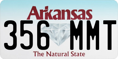 AR license plate 356MMT