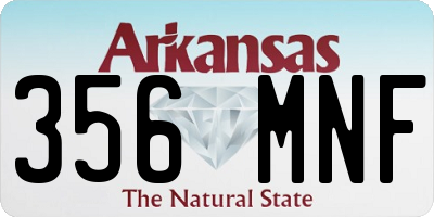 AR license plate 356MNF