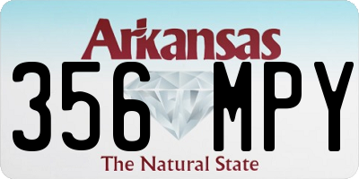 AR license plate 356MPY